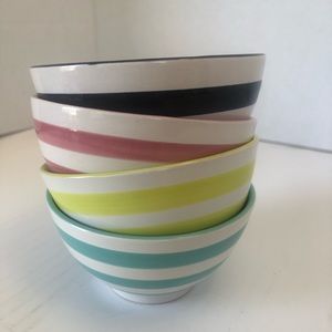 Thirty-One Ceramic Ice Cream Bowl Set